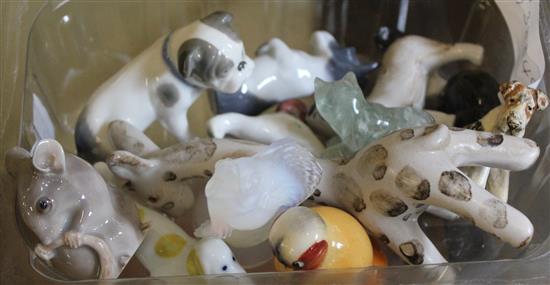 Collection of Copenhagen - mouse & other animal ornaments